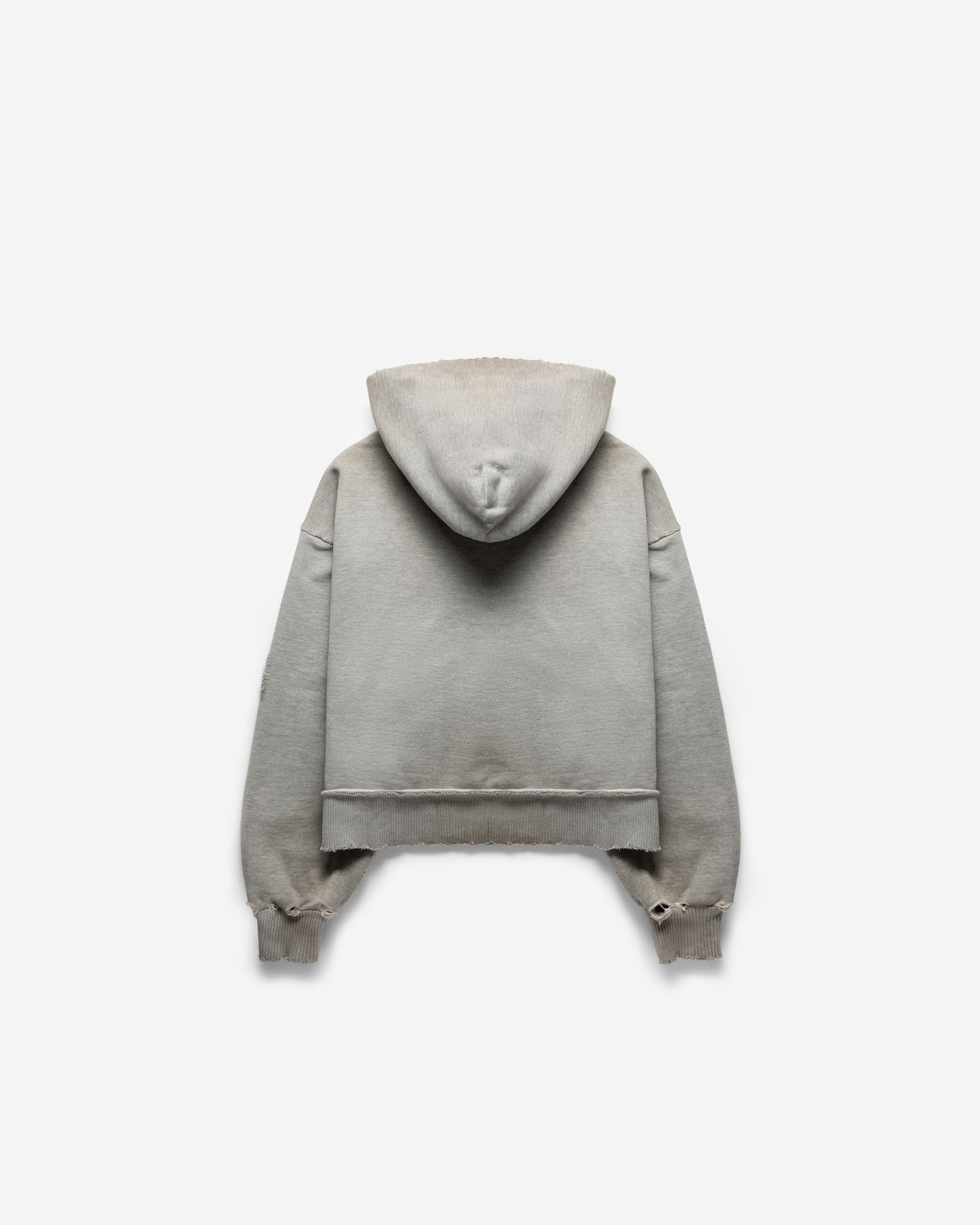 JUMBO CRASH ZIP HOODIE (HEATHER GREY)