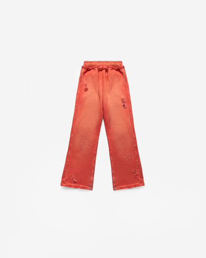 JUMBO CRASH SWEATPANTS (SUN-FADED ORANGE)