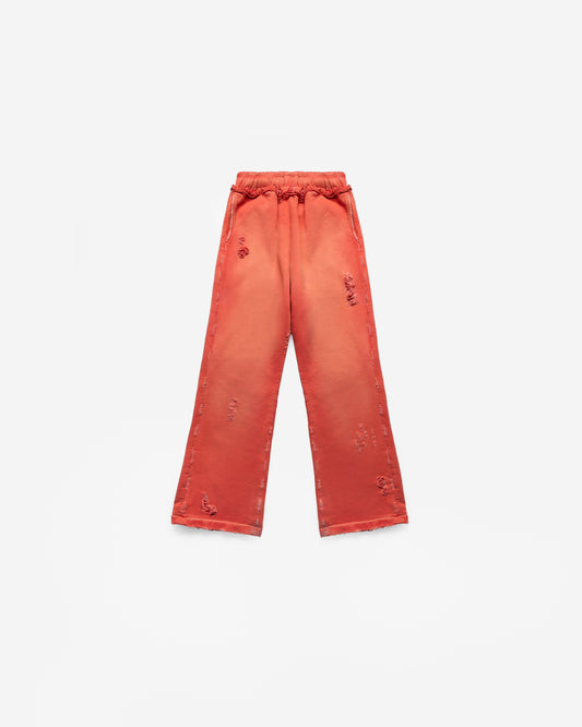 JUMBO CRASH SWEATPANTS (SUN-FADED ORANGE)