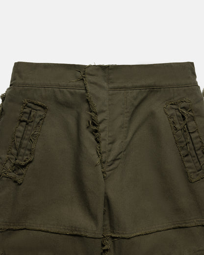 6 POCKET PHRAYED CARGO (OLIVE)