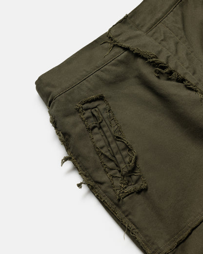 6 POCKET PHRAYED CARGO (OLIVE)