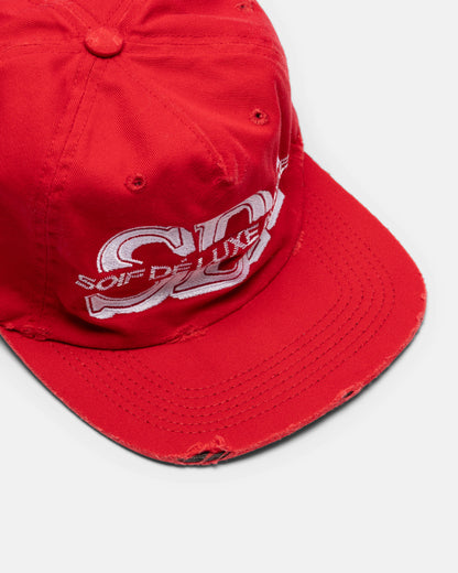 S.D.A 5 PANEL CAP (VINTAGE RED)