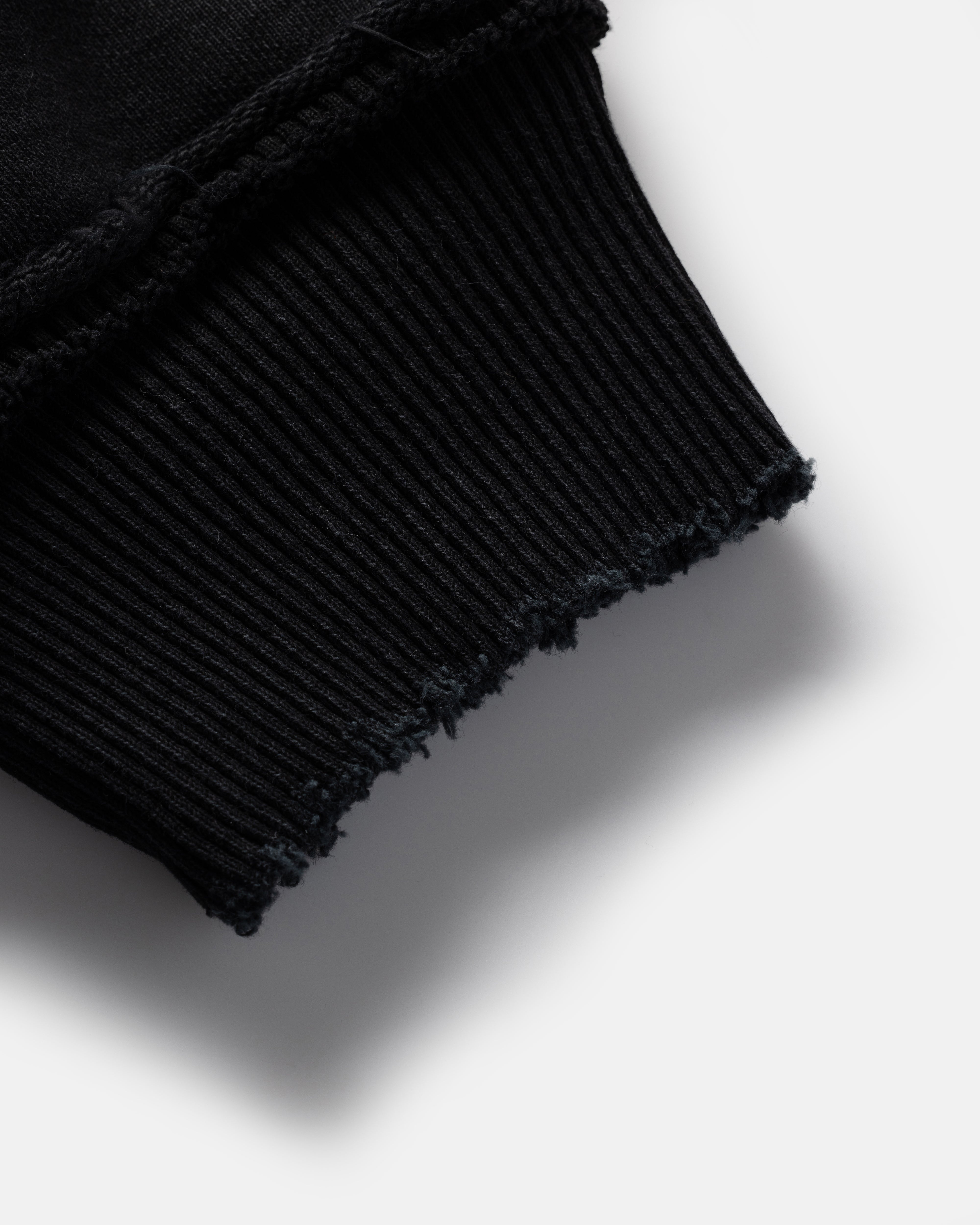 CRASH ZIP HOODIE (VINTAGE BLACK) – SOIF DÉ LUXE