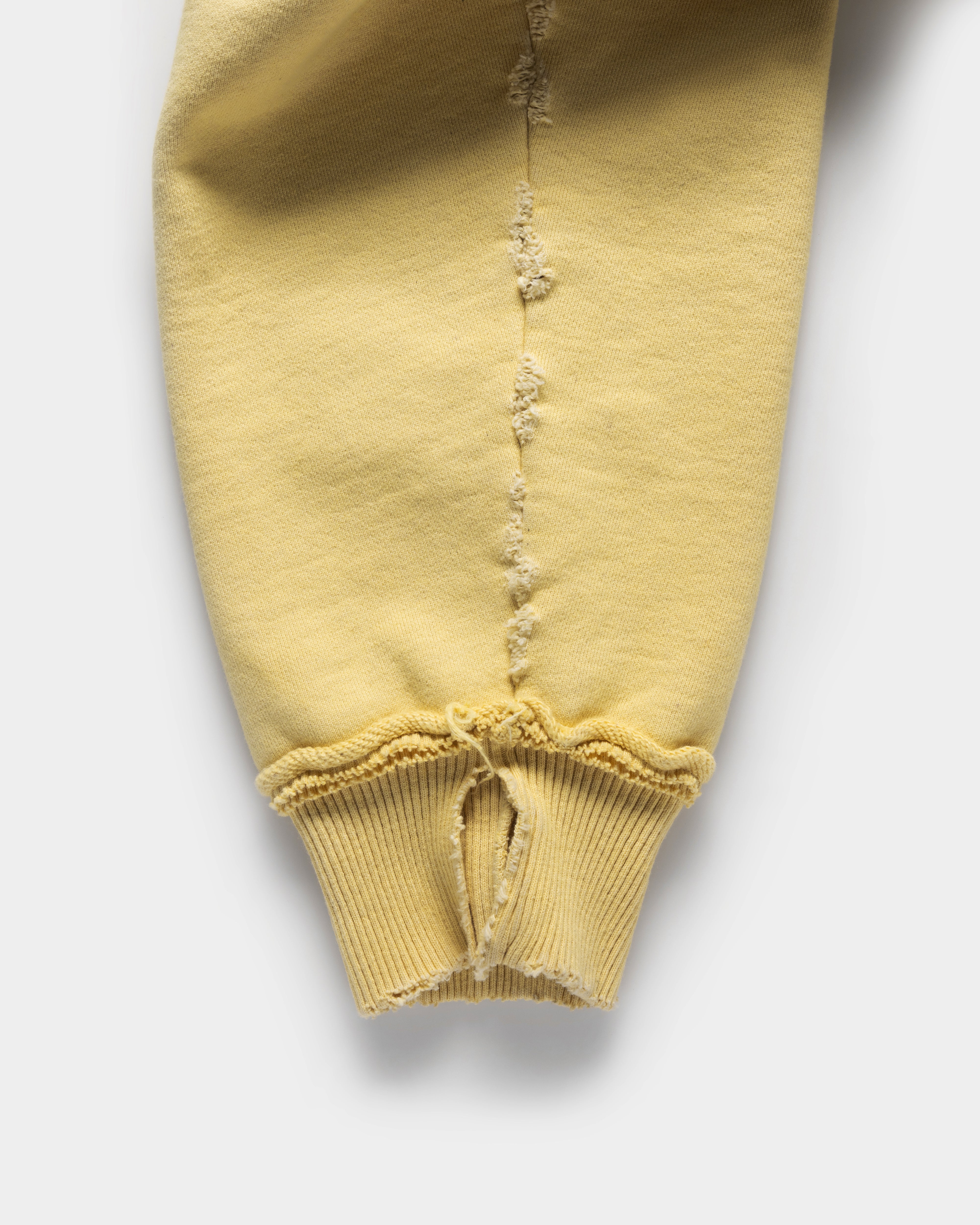 JUMBO CRASH ZIP HOODIE (VINTAGE YELLOW) – SOIF DÉ LUXE